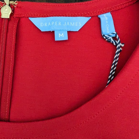 Draper James Long Sleeve Fit and Flare Ponte Dress - Picture 7 of 10